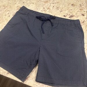 Banana Republic Deck Shorts Navy & White XL